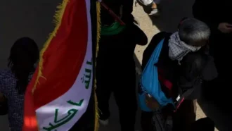 نمایی از حضور چشمگیر مردم در پیاده روی اربعین