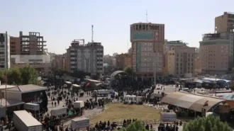 حضور گسترده زوار در خیابان های اطراف حرم مطهر