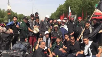 زوار هیئتی امام حسین علیه السلام