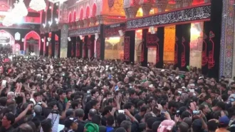 دسته بزرگ عزا در حرم امام حسین علیه السلام