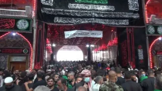 نمایی از صحن و سرای حرم حضرت عباس علیه السلام