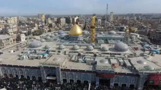 گنبد و گلدسته حرم حضرت عباس (علیه السلام)