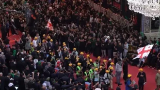 دسته عزا از گرجستان در حرم مطهر امام حسین (علیه السلام)